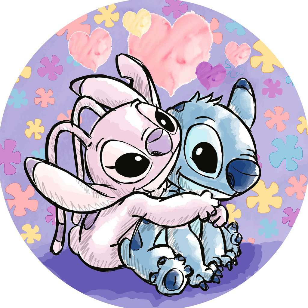 DISNEY - Puzzle Rond 500p - Stitch