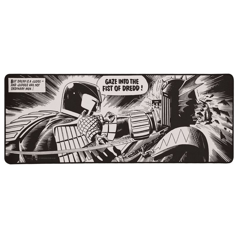 2000AD JUDGE DREDD - XL Desktop Mat + 1 Coaster