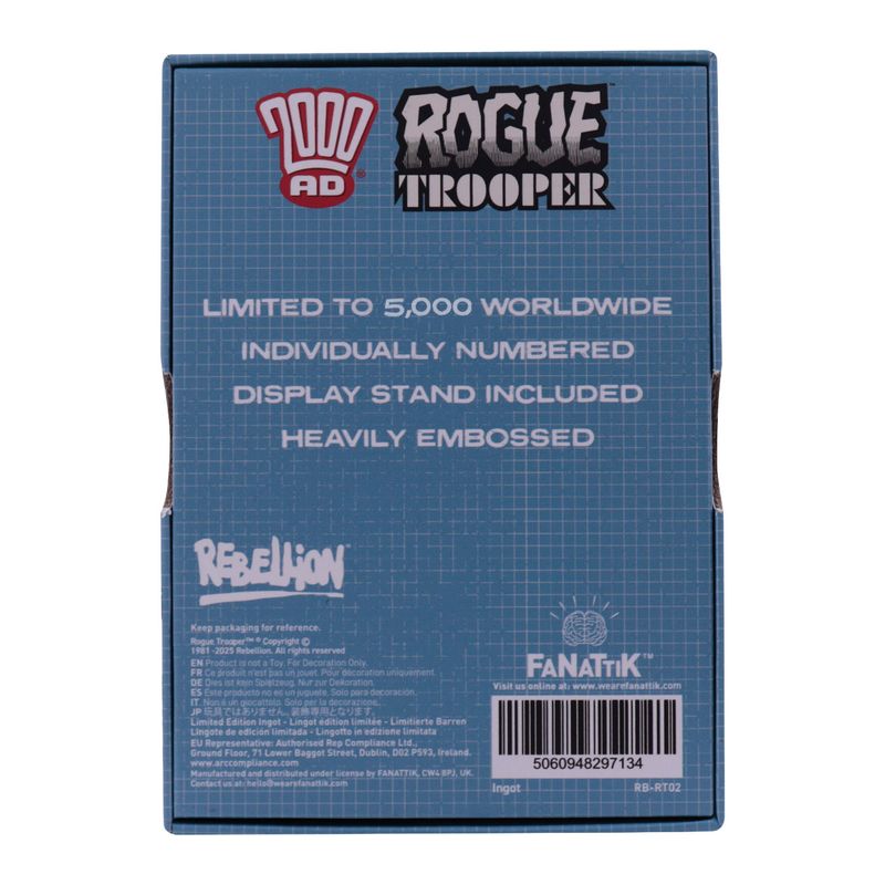 2000AD ROGUE TROOPER - Limited Edition Ingot