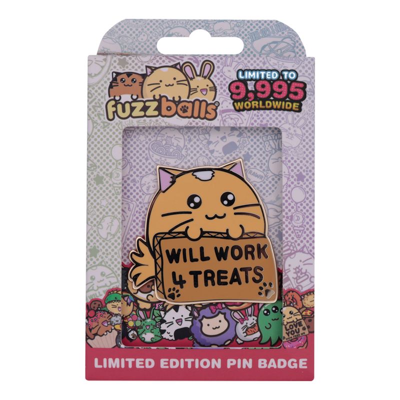 FUZZBALLS - Whisky will work 4 treats - Pin's Edition Limitée