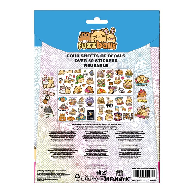 FUZZBALLS - Set of tech decals