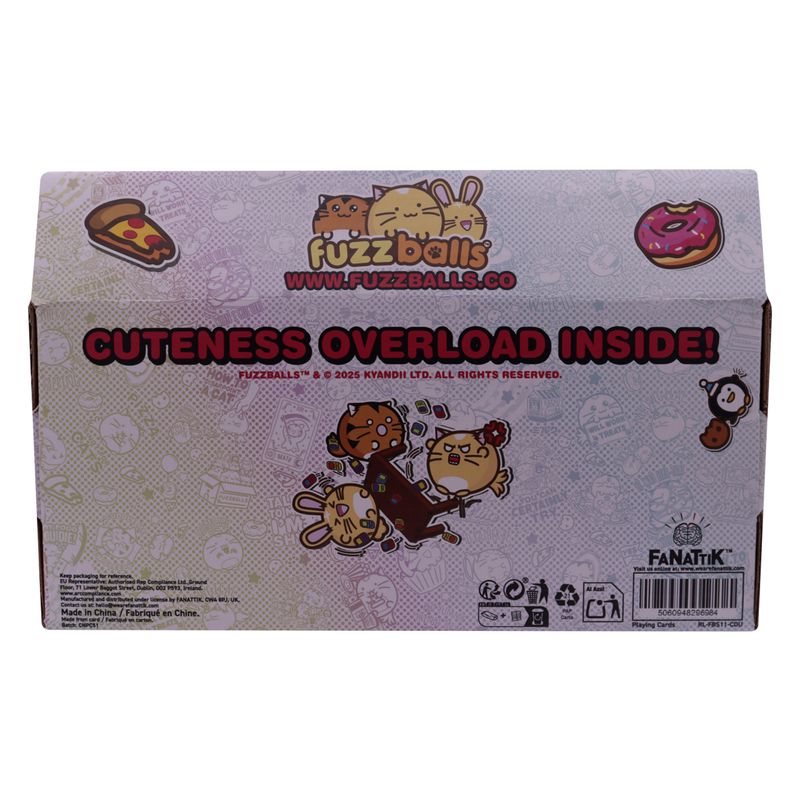 FUZZBALLS - Playing Cards CDU Containing 12 Packs