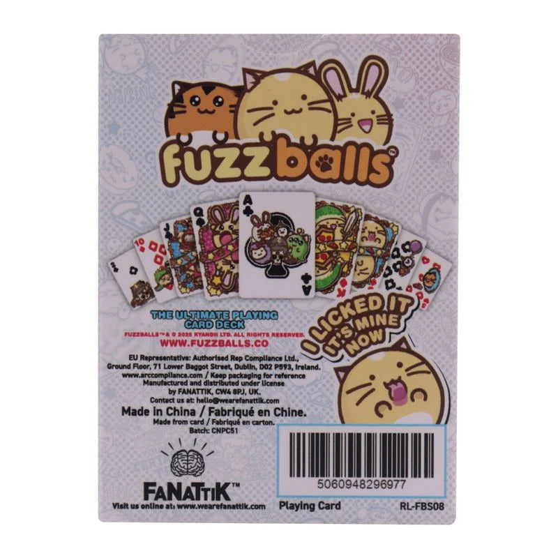 FUZZBALLS - Playing Cards CDU Containing 12 Packs