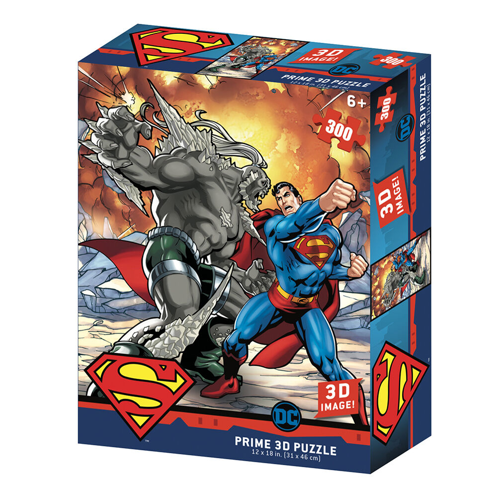 SUPERMAN - VS Doomdsday - Lenticular Puzzle 3D 300P '46x31cm'
