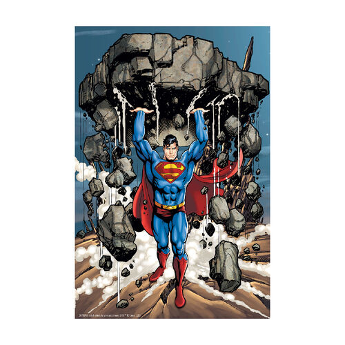 SUPERMAN - Super Strength - Lenticular Puzzle 3D 300P '46x31cm'