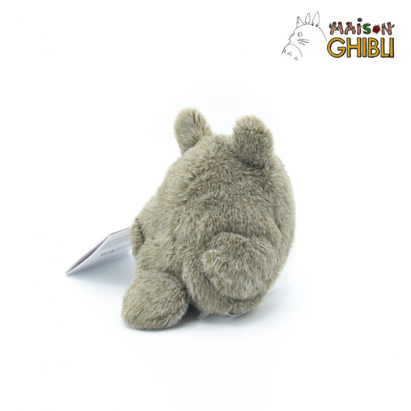 MY NEIGHBOR TOTORO - Grey Totoro Lying Down - Fluffy Beanbag Plush 7cm