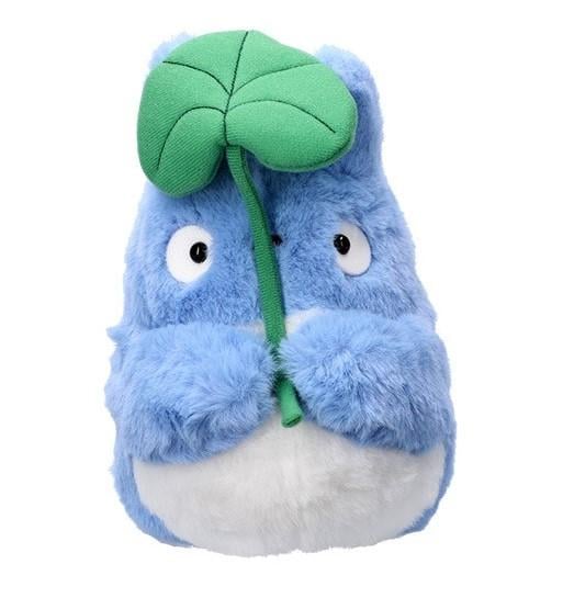 MY NEIGHBOUR TOTORO - Blue Totoro with leaf - Nakayoshi Plush