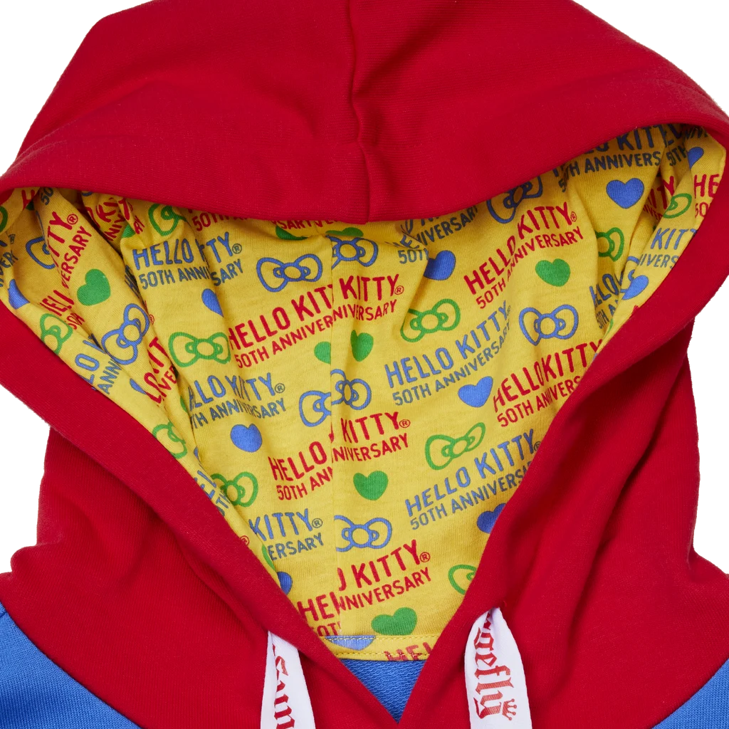 HELLO KITTY - 50th Anniversary - Hoodie Unisex Loungefly (L)