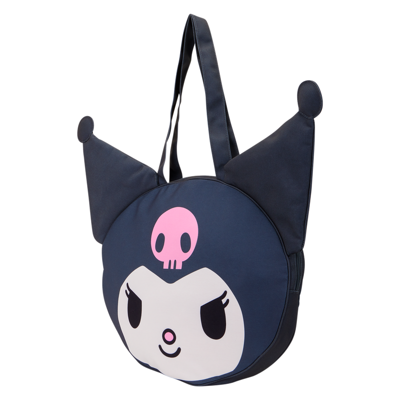 SANRIO - Kuromi - Oversize Canvas Tote Bag LoungeFly
