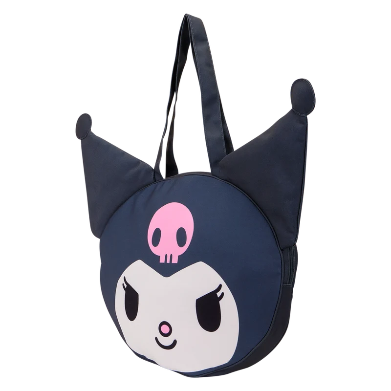 SANRIO - Kuromi - Oversize Canvas Tote Bag LoungeFly