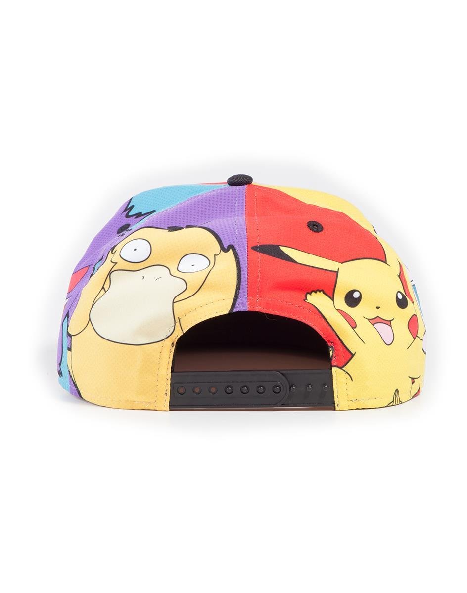 POKEMON - Multi Pop Art - Snapback Cap