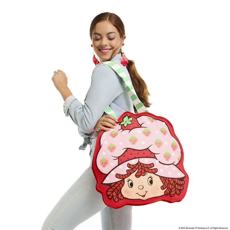 STRAWBERRY SHORTCAKE - Oversize Canvas Tote Bag LoungeFly