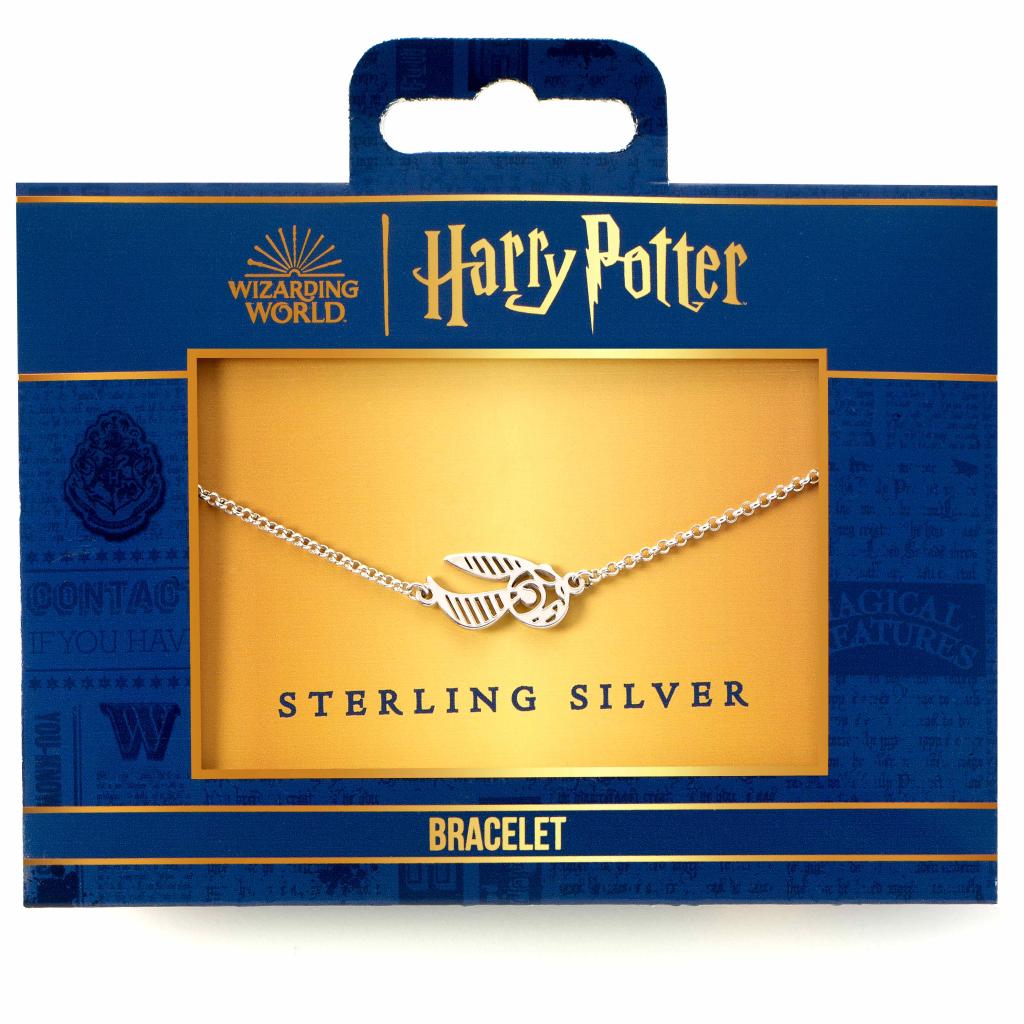 HARRY POTTER - Golden Snitch - Sterling Silver Bracelet