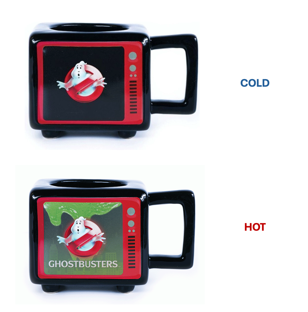GHOSTBUSTERS - I Ain't Afraid - RETRO TV Heat Change Mug 500ml