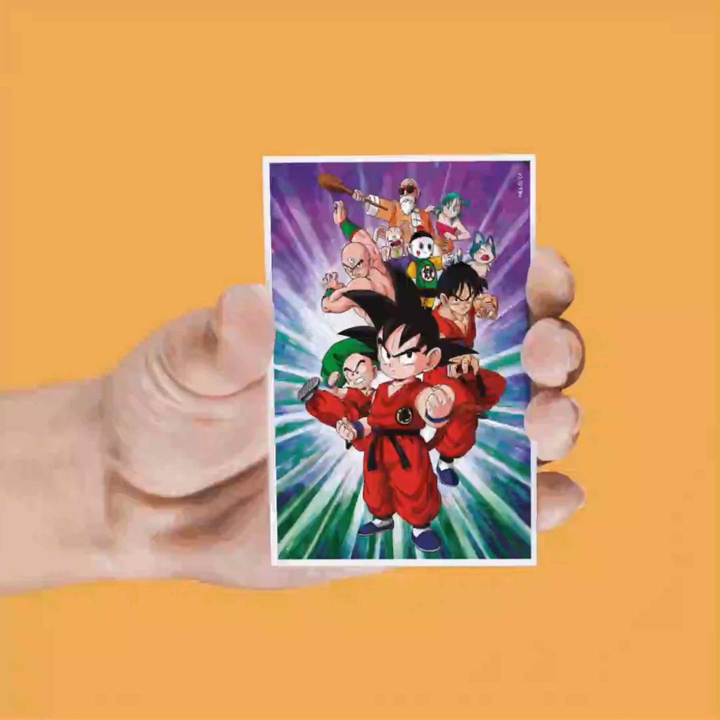 DRAGON BALL - Characters - Set of 4 Lenticular Magnet