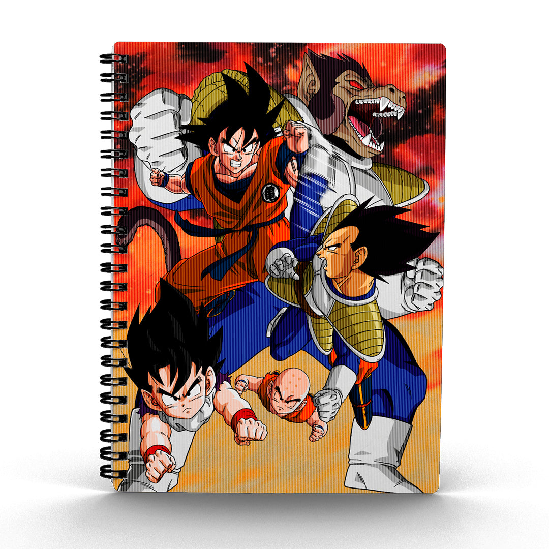 DRAGON BALL Z - Red - 3D Lenticular Effect Notebook