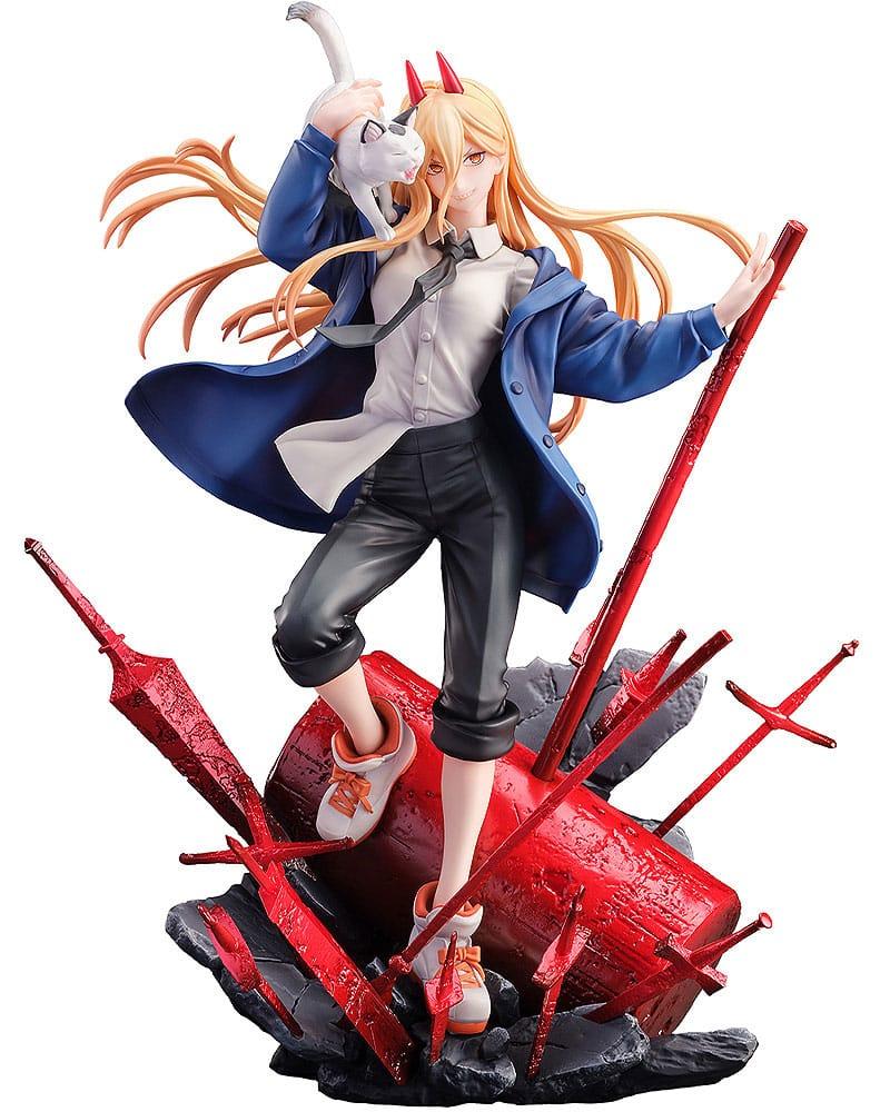 CHAINSAW MAN - Power & Meowy - Statue 28cm