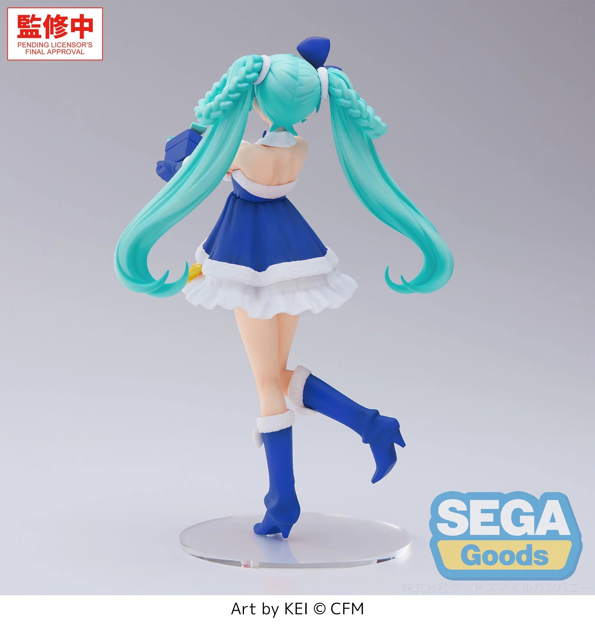 HATSUNE MIKU - Saphire Christmas - Figure High Premium 21cm