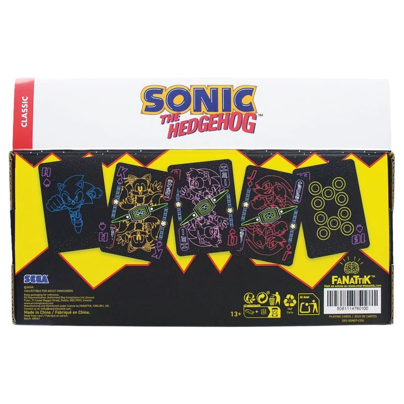 SONIC - Playing Cards CDU Containing 12 Packs