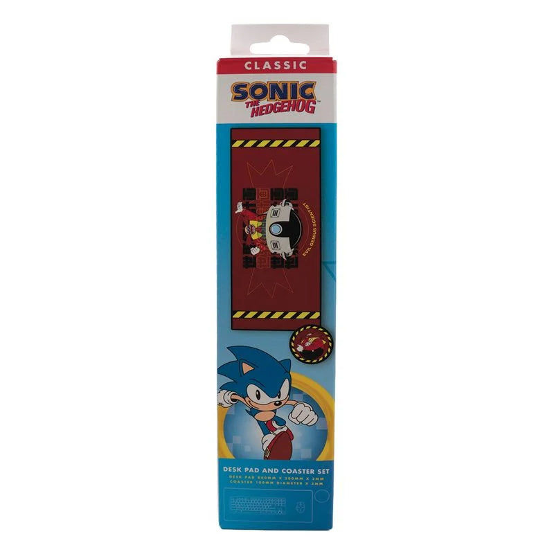 SONIC - Dr. Eggman - XL Desktop Mat + 1 Coaster