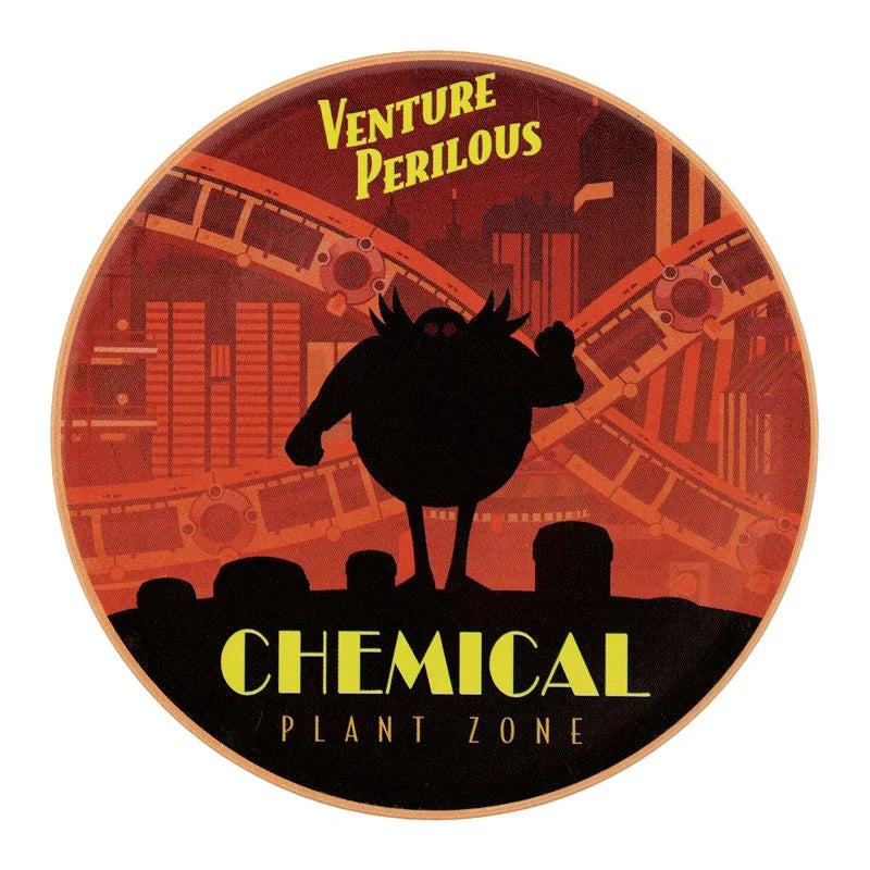 SONIC - 4 Embossed Metal Coasters