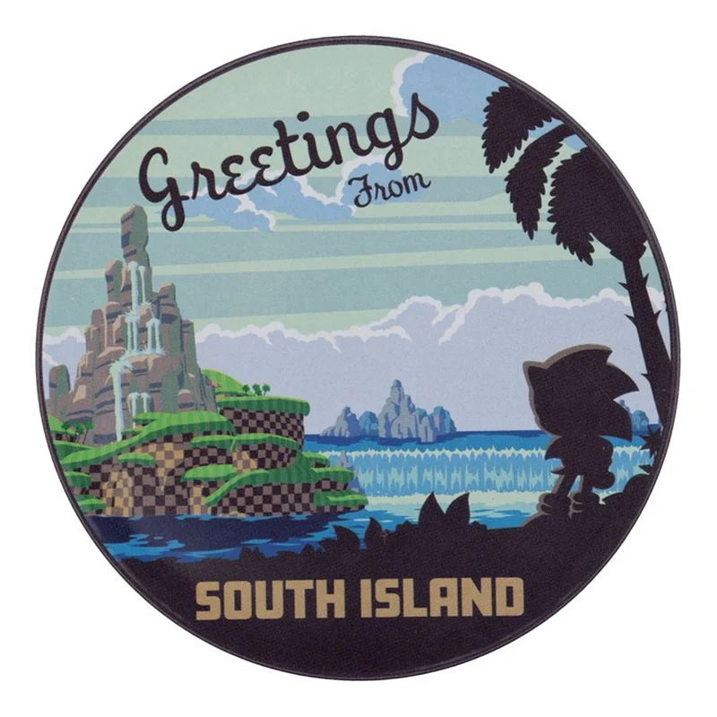 SONIC - 4 Embossed Metal Coasters