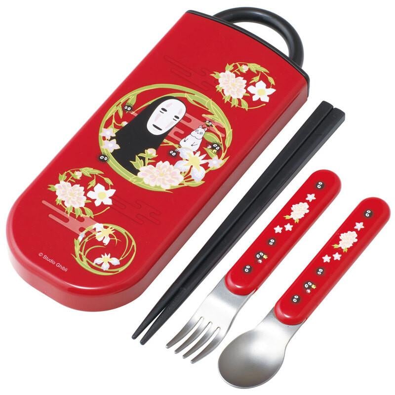 SPIRITED AWAY - No Face - Chopstick spoon and fork set