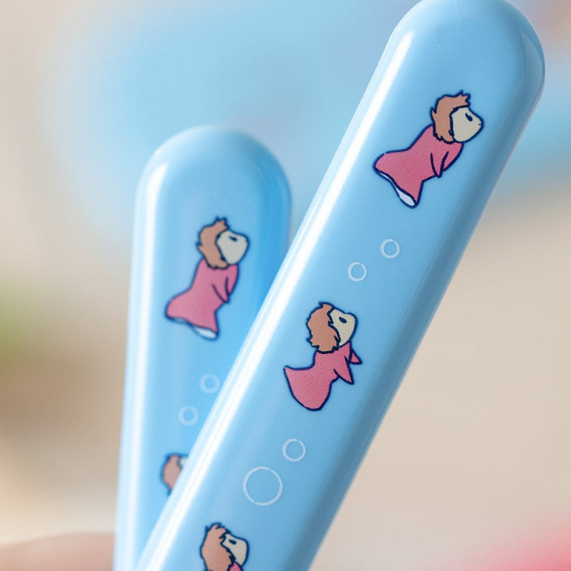 PONYO ON THE CLIFF - Ponyo - Chopstick spoon and fork set