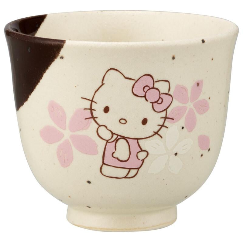 HELLO KITTY - Cherry Blossom - Tea Cup Mino 7.8x6.5cm