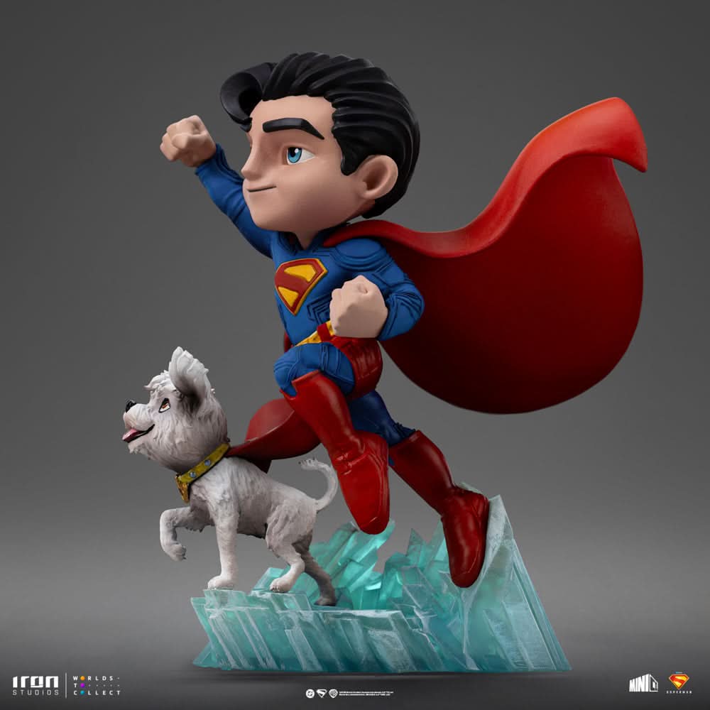 DC COMICS - Superman & Krypto - Minico Mini Figure 17 cm