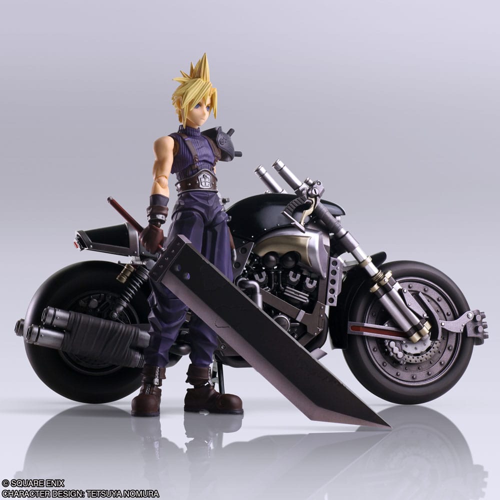 FINAL FANTASY VII - Cloud & Hardy-Daytona - Figure Bring Arts 15cm