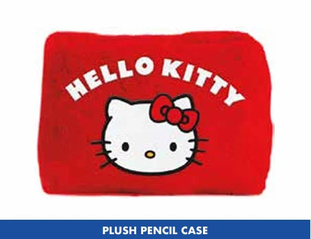HELLO KITTY - Plush Pencil Case