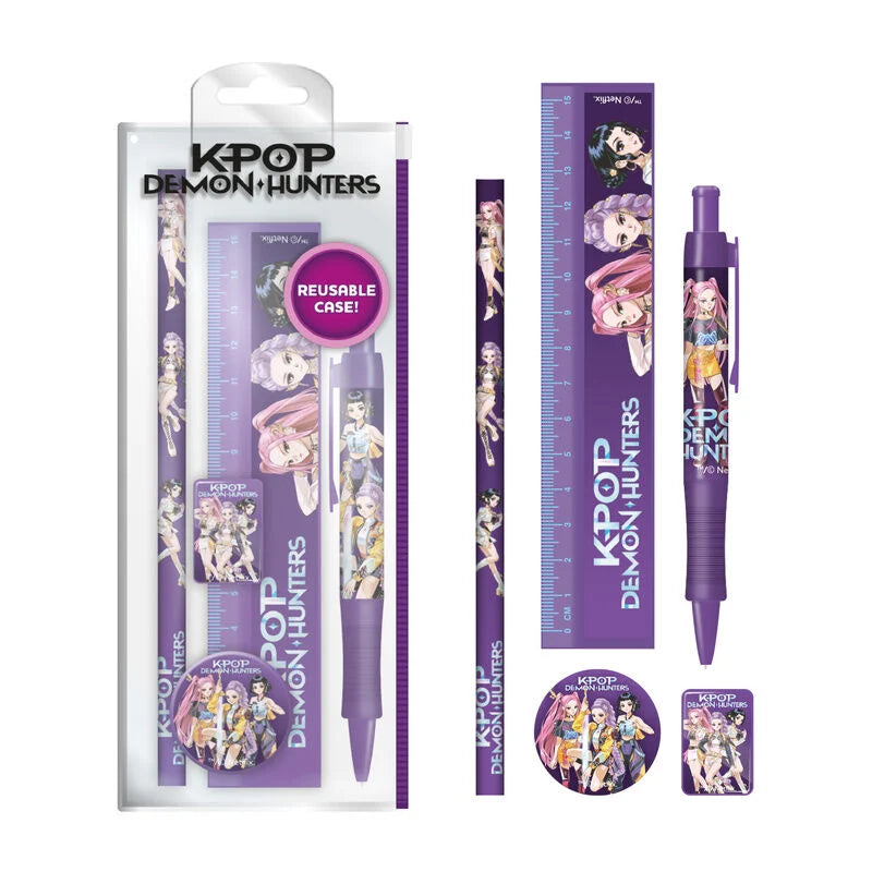 K-POP DEMON HUNTERS - Stationery Set (5pcs)