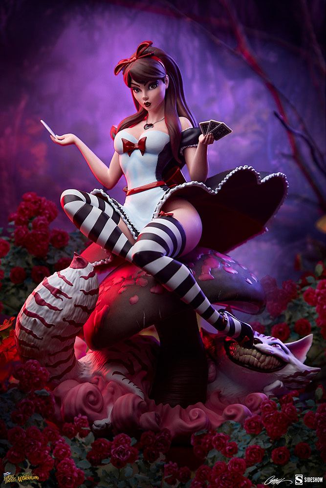 FAIRYTALE FANTASIES - Alice of Game Hearts - Statue '34x27x20cm'