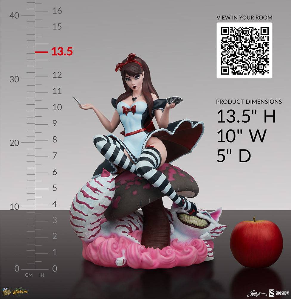 FAIRYTALE FANTASIES - Alice of Game Hearts - Statue '34x27x20cm'