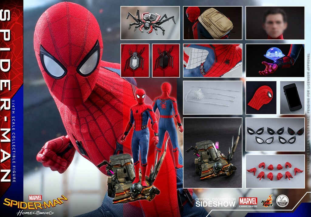 HOMECOMING - Spider-Man - Figurine Exlusive 28cm REPROD