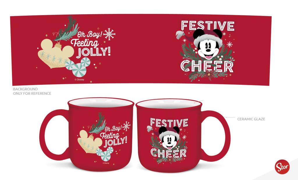 MICKEY - Merry Xmas - Breakfast Mug - 14oz