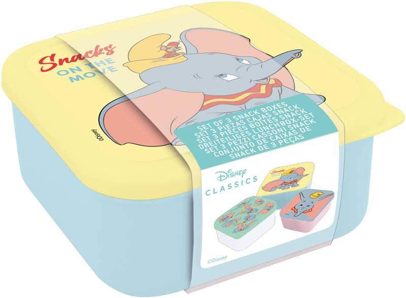 DISNEY - Dumbo - Snack Boxes - 3 pcs