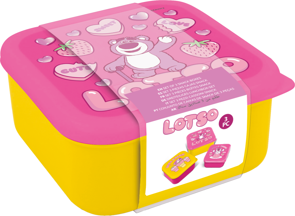 TOY STORY - Lotso - Snack Boxes - 3 pcs