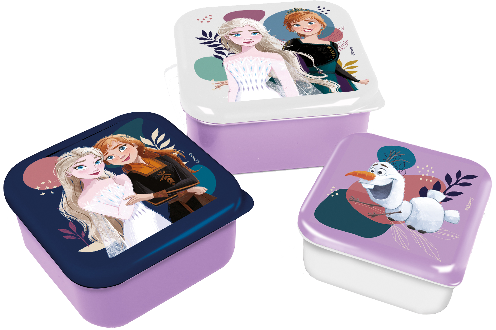 FROZEN - Elsa & Anna - Snack Boxes - 3 pcs