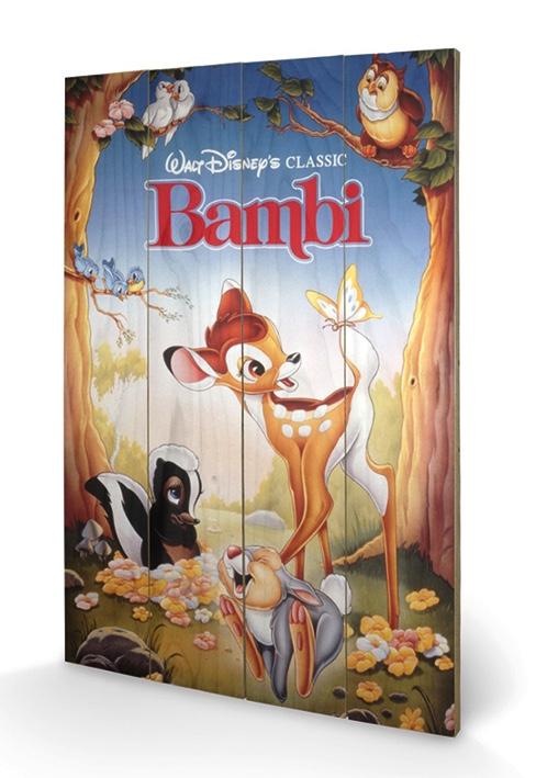 DISNEY - Printing on wood 40X59 - Bambi REPROD