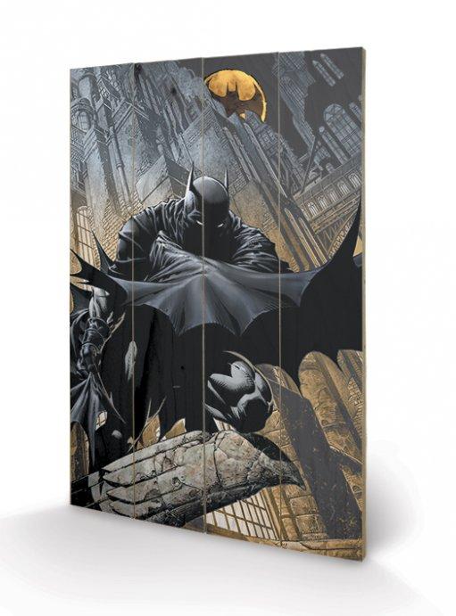 BATMAN - Printing on wood 40X59 - Night Watch