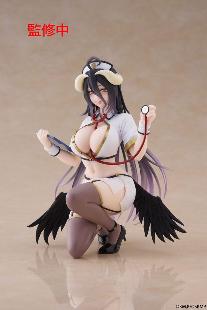 OVERLORD - Albedo "Nurse" - Statue Desktop Cute 13cm