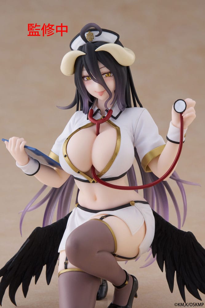 OVERLORD - Albedo "Nurse" - Statue Desktop Cute 13cm