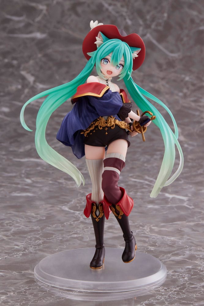 HATSUNE MIKU - Miku "Puss in Boots" - Statue Wonderland 18cm