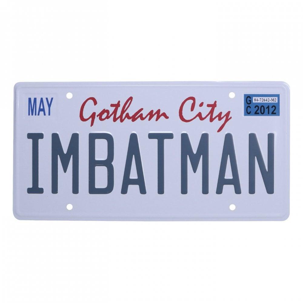 BATMAN - IM Batman - Metal Numberplate