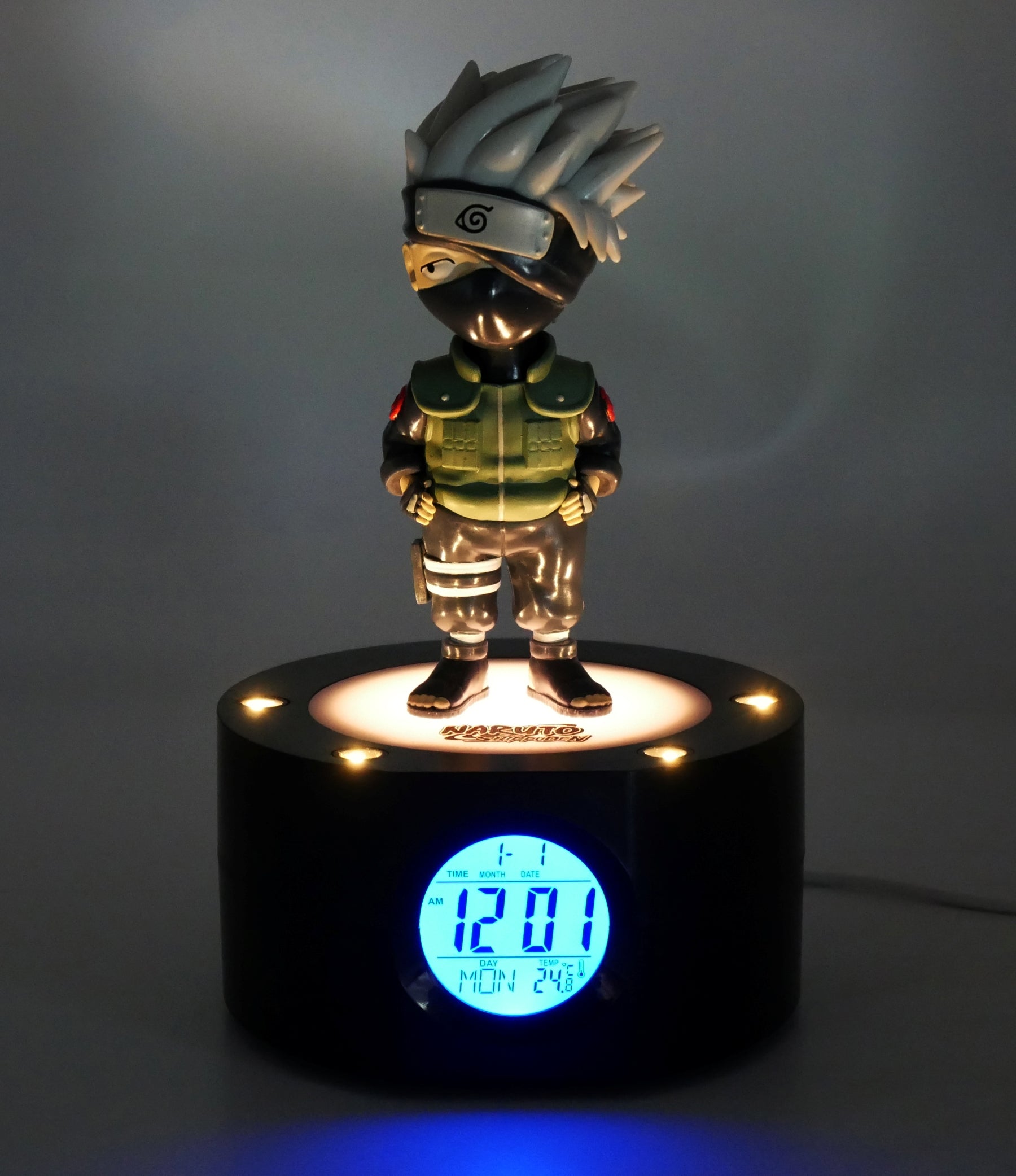 NARUTO - Kakashi - LED Light-Up Alarm Clock - 18 cm