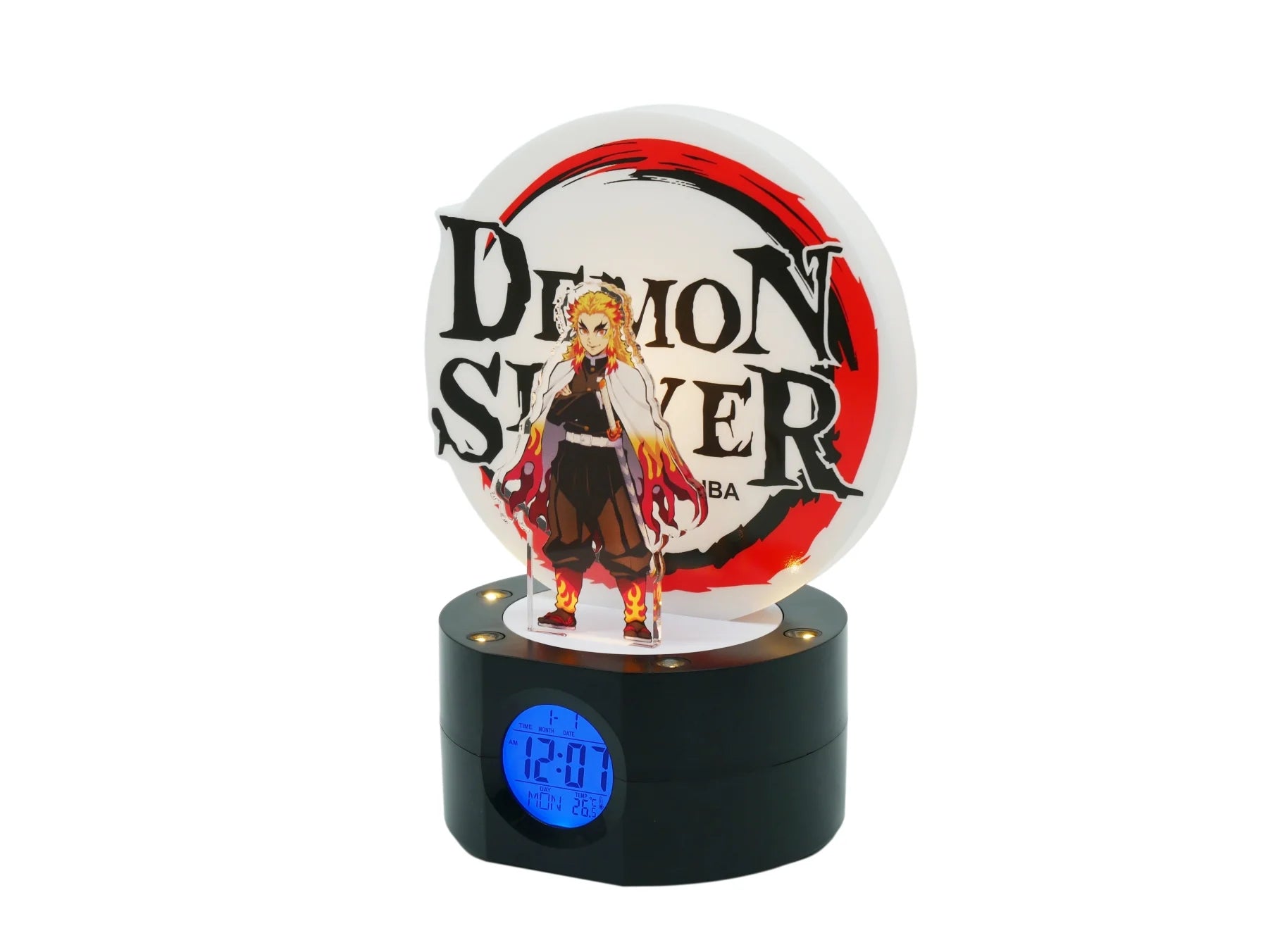 DEMON SLAYER - Rengoku - LED Light-Up Alarm Clock - 8inch