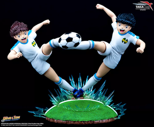 CAPTAIN TSUBASA - Olivier Atton & Ben Becker- Statue 31cm