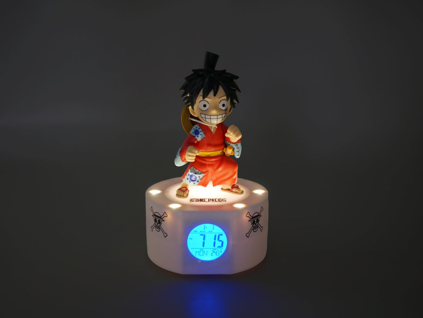 ONE PIECE - Luffy - LED Light-Up Alarm Clock